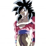 Dibujo de Goku Super Saiyajin 4
