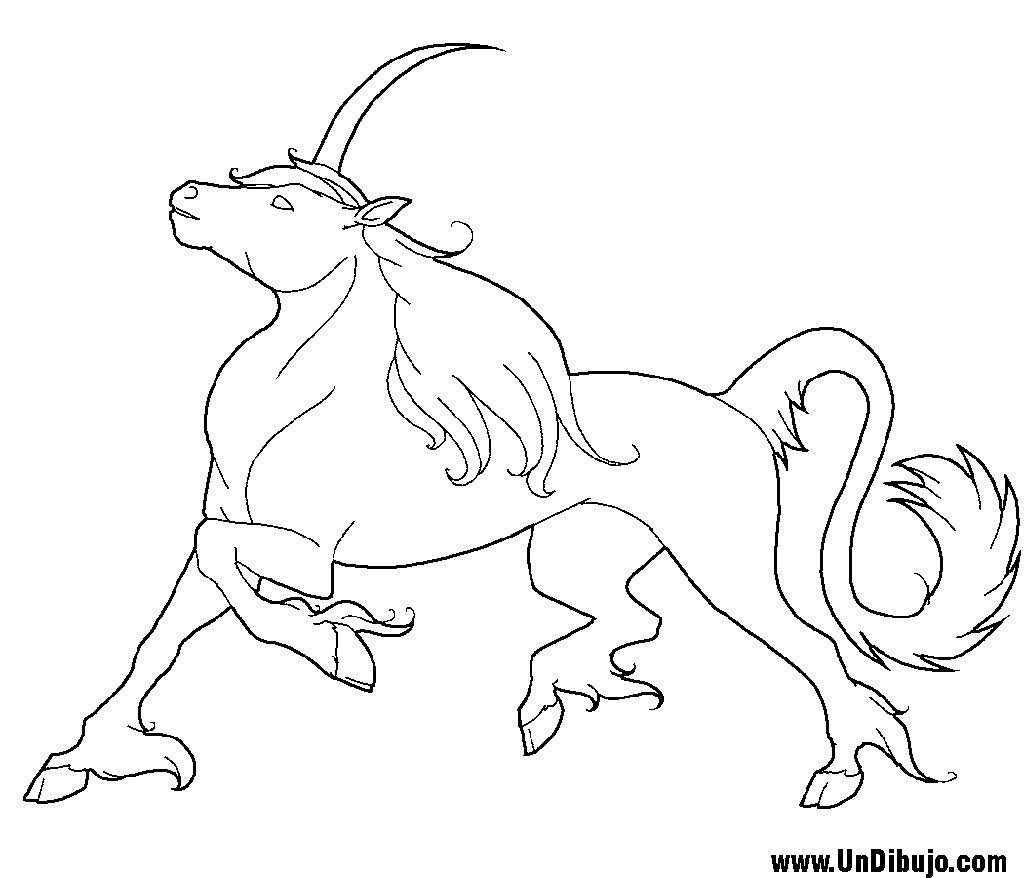 Dibujo de Unicornio para colorear